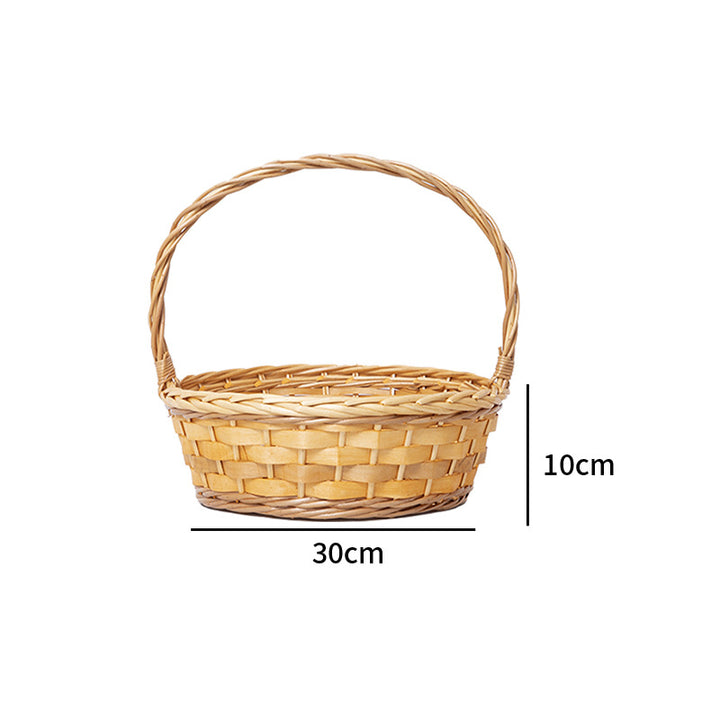 Handmade basket with sturdy handle