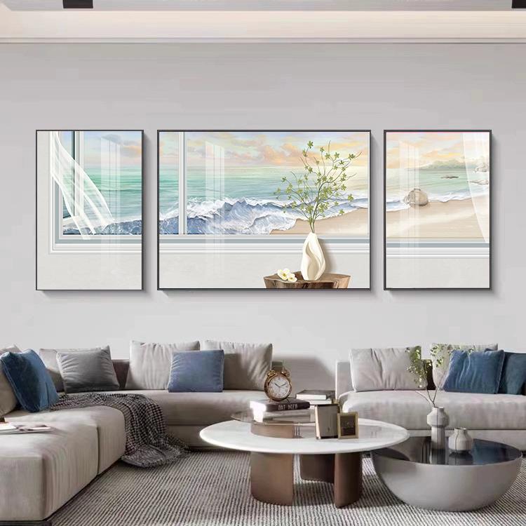 Coastal Landscape Framed Art Set