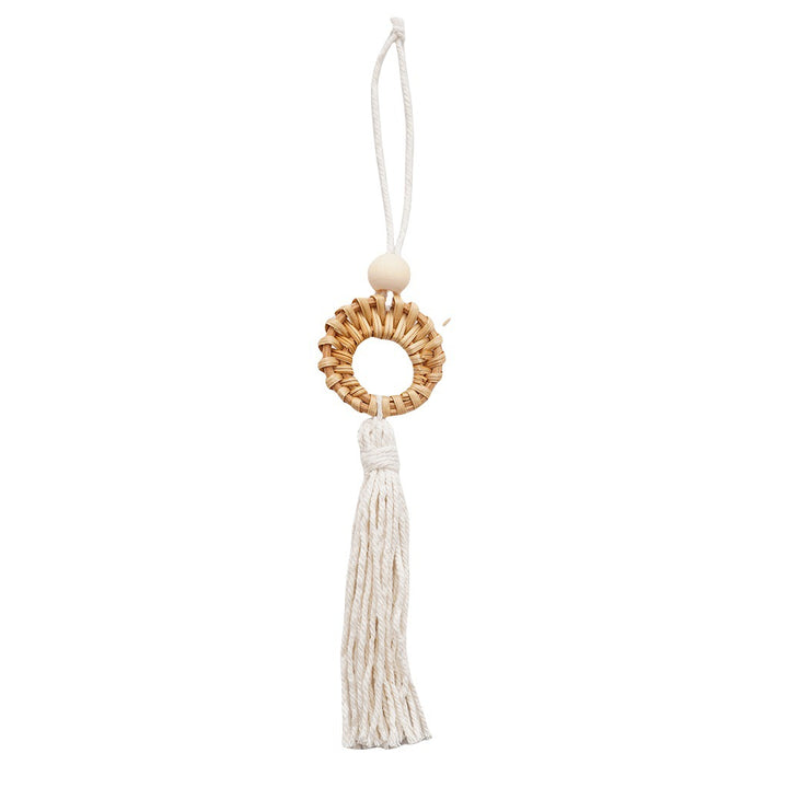Boho Chic Woven Heart Wall Hanging