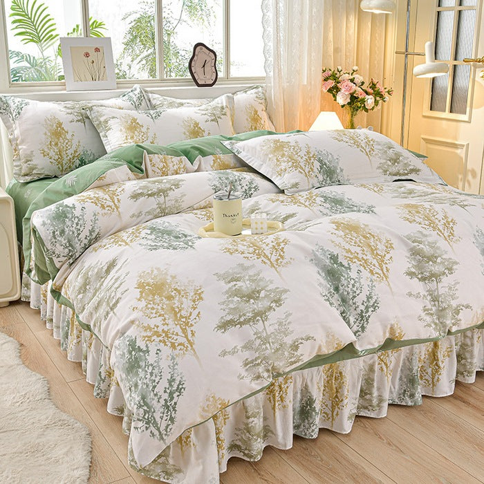 Floral Design Comforter Set