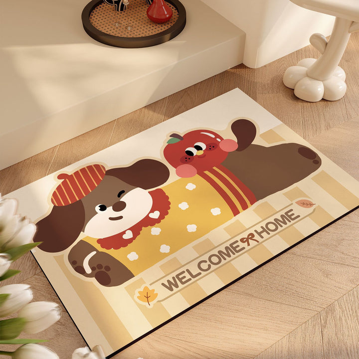 Cute Cartoon Animal Bath Mat