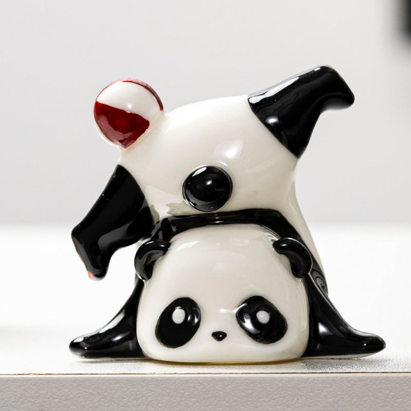 Cute Panda Decorative Figure