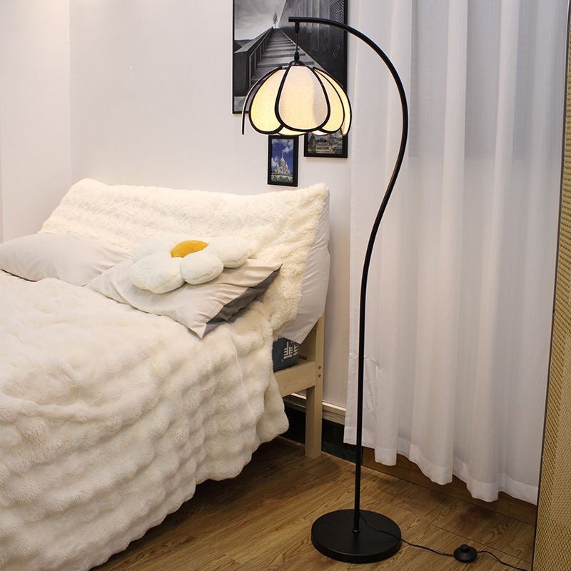 Vintage-inspired floor lamp