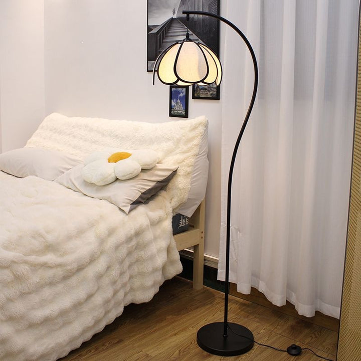 Vintage-inspired floor lamp