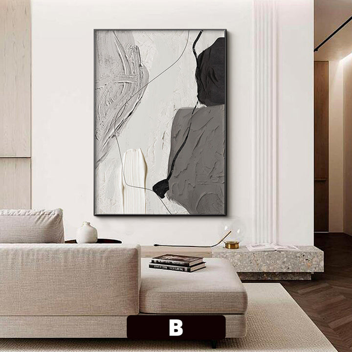 Abstract Textured Canvas Artwork