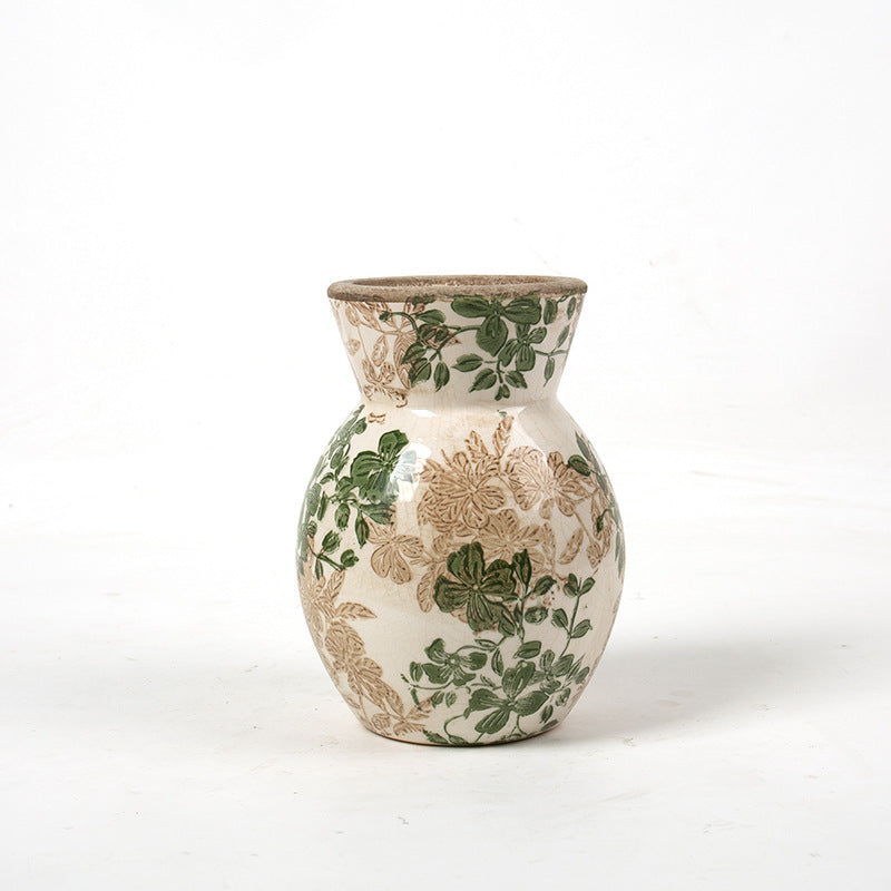 Floral Ceramic Vase