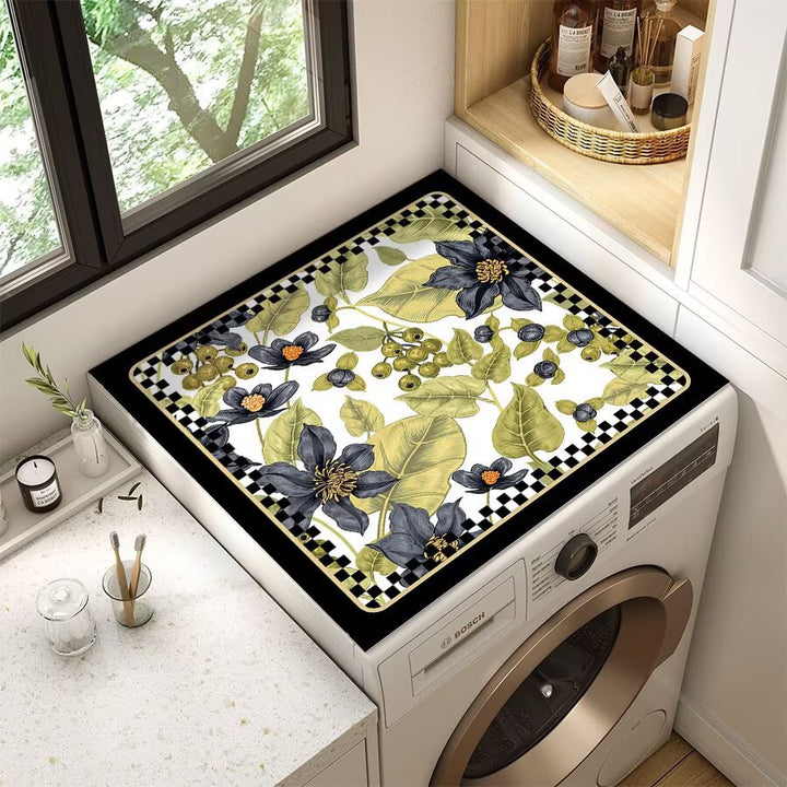 Floral Patterned Laundry Room Top Cover