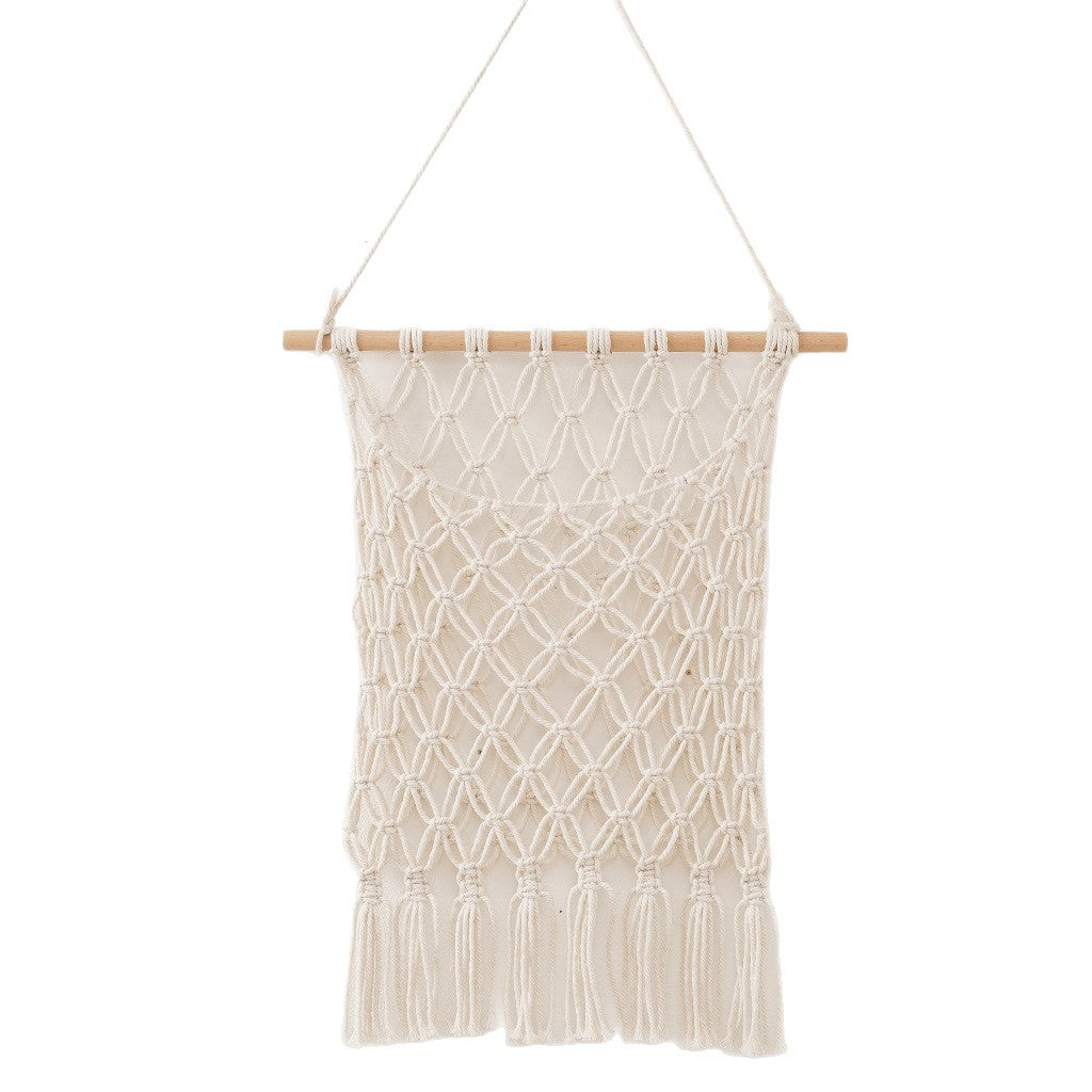 Bohemian Macrame Wall Hanging with Fringes