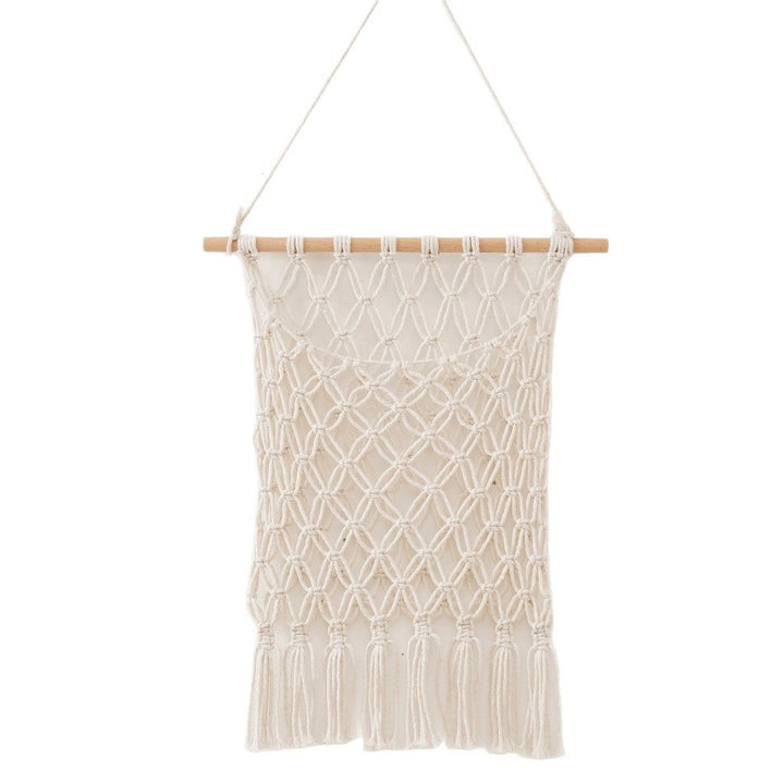 Bohemian Macrame Wall Hanging with Fringes