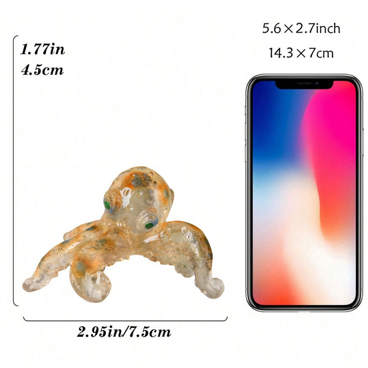 Decorative Glass Octopus Figurine