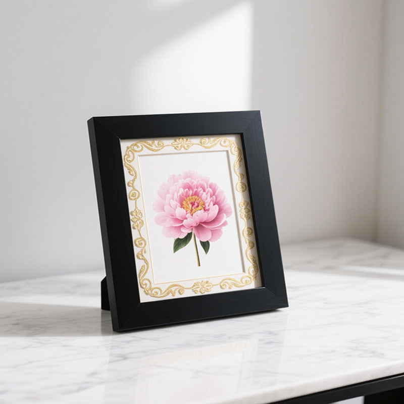 Floral Art Picture Frame