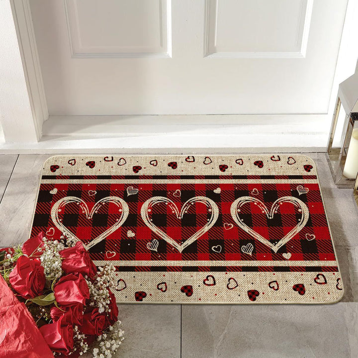 Romantic Floral Welcome Mat