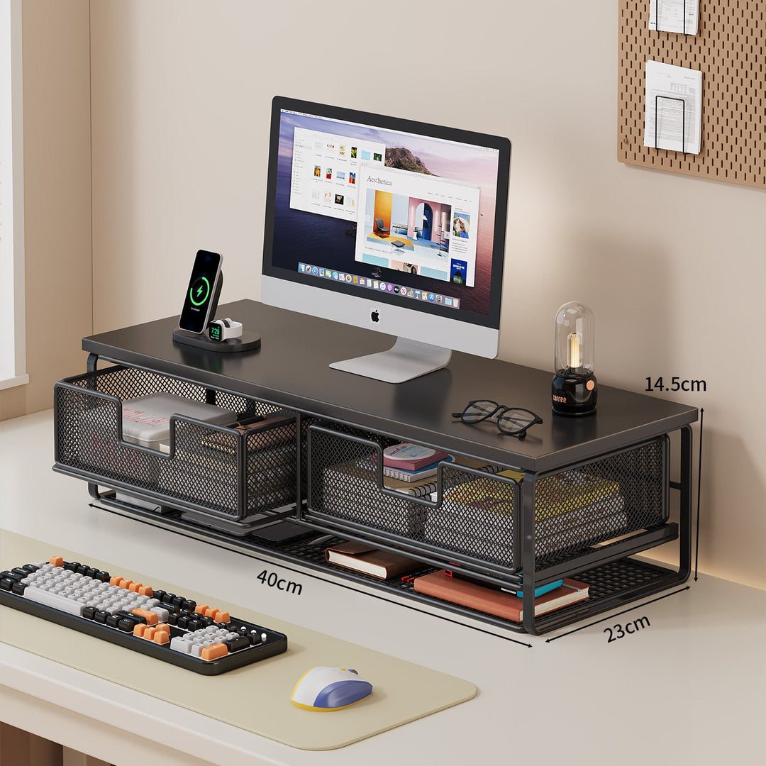 Multi-Functional Wire Mesh Desktop Organizer