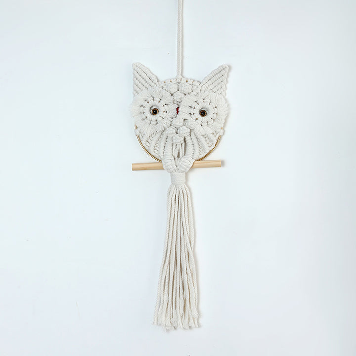 Macrame Owl Wall Hanging