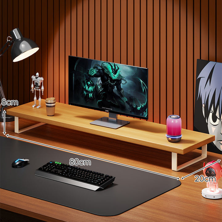 Solid Wood Monitor Riser Shelf