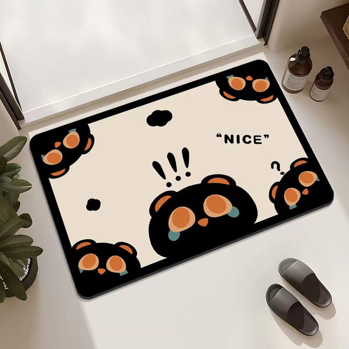 Playful Cat-Themed Entrance Mat