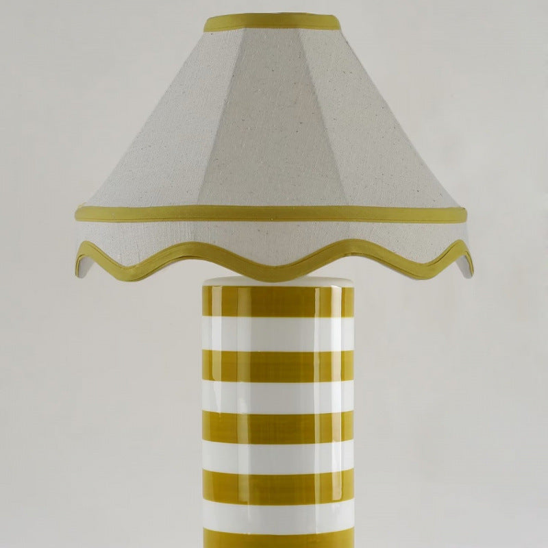 Decorative ceramic table lamp