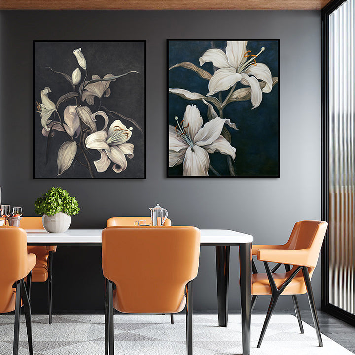 Elegant Floral Canvas Artwork