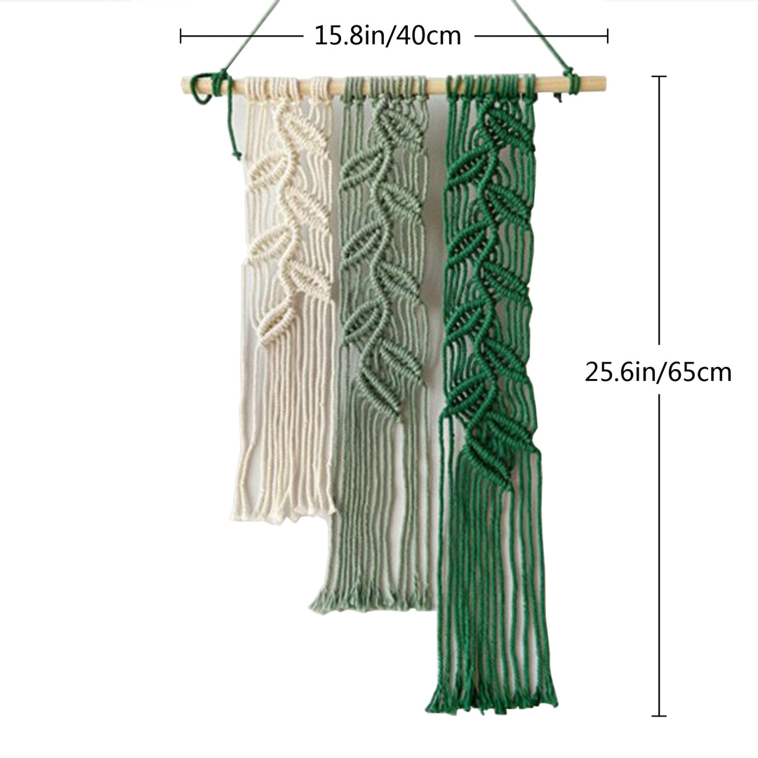 Leaf Pattern Macrame Wall Hanging