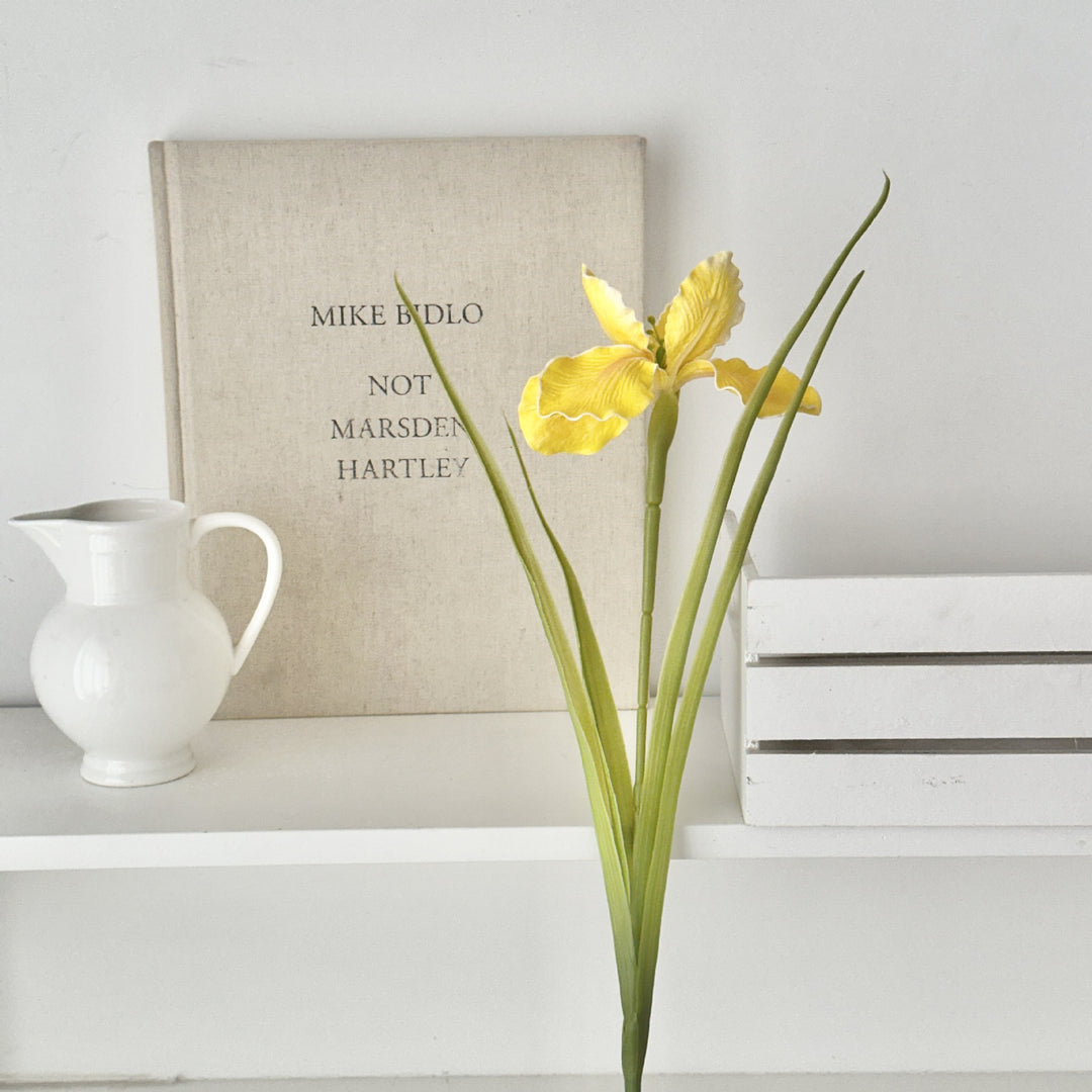 Elegant Faux Iris Floral Arrangement