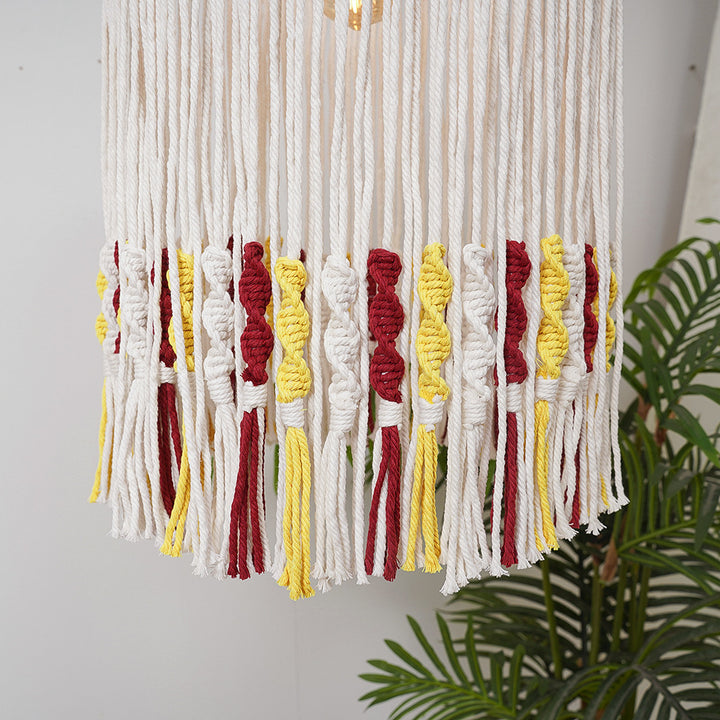 Decorative Macrame Pendant Light Cord