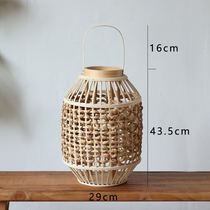 Handcrafted Rattan Lantern
