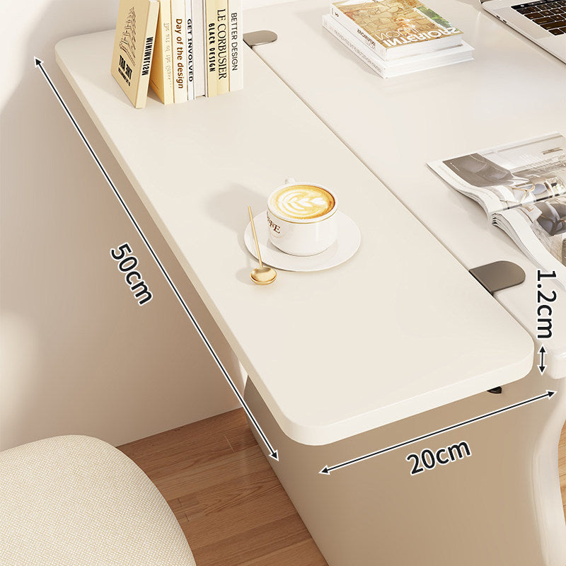 Compact Foldable Clip-On Desk-Edge Shelf
