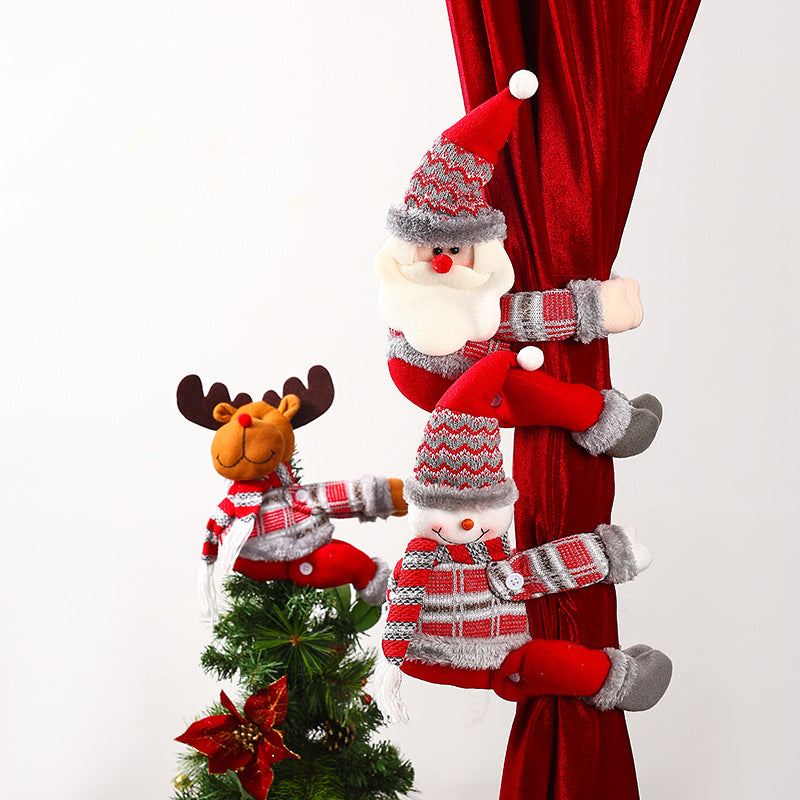 Santa Claus Curtain Holder