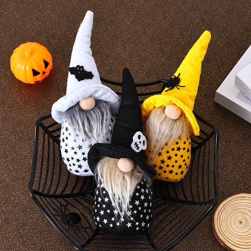 Decorative Halloween Gnome Figure
