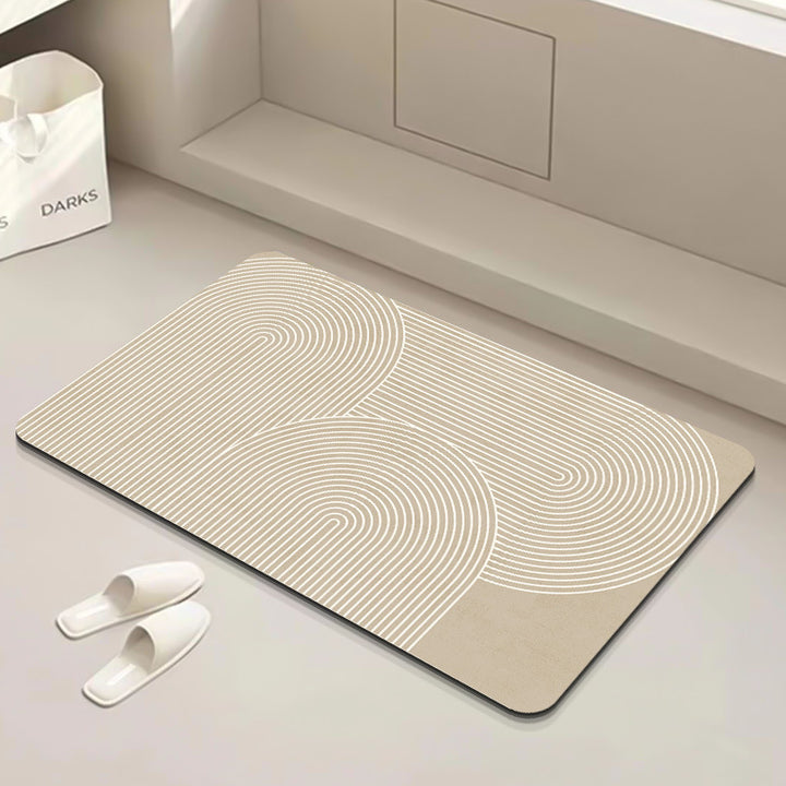 Modern Geometric Bath Mat