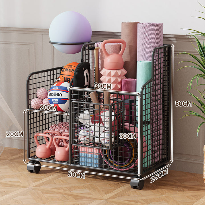 Multi-Level Fitness Equipment Organizer