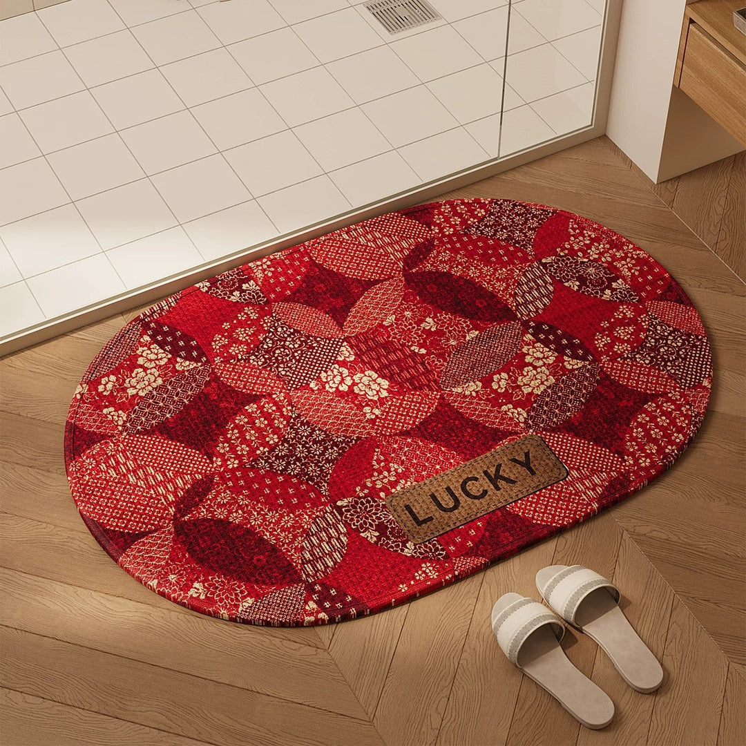 Decorative Lucky-Themed Area Rug
