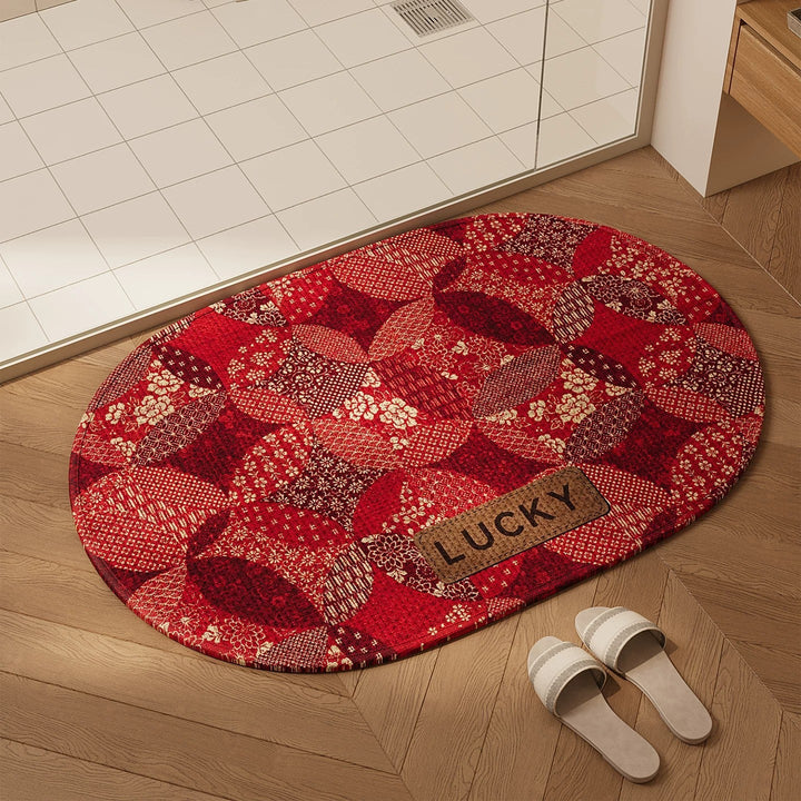 Decorative Lucky-Themed Area Rug