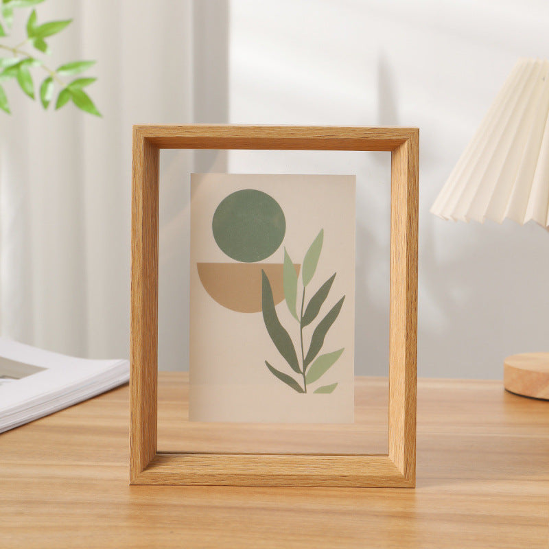 Framed Abstract Plant Art