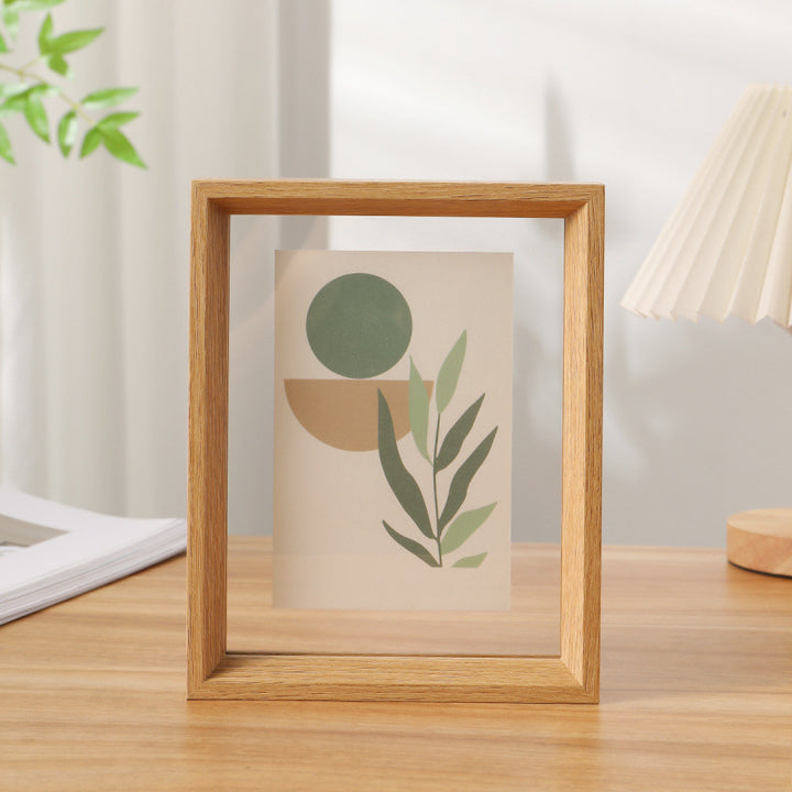 Framed Abstract Plant Art
