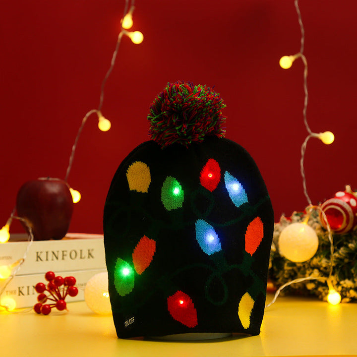Funny Christmas hat with LED lights