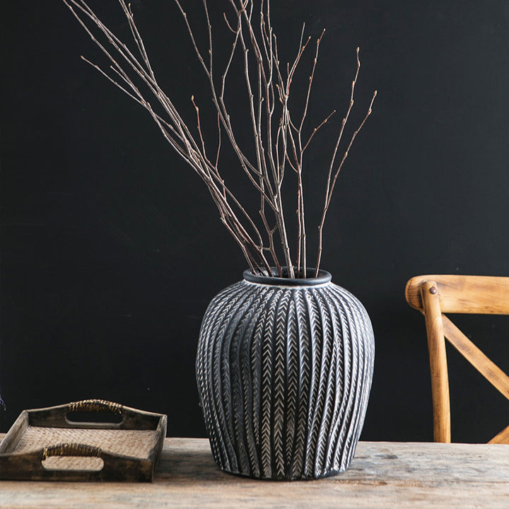 Stylish ceramic vase