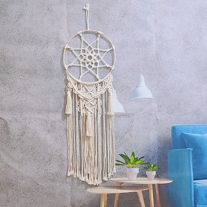 Elegant Macrame Dreamcatcher Wall Decor