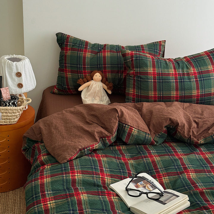 Playful Cartoon Character Bedding Set