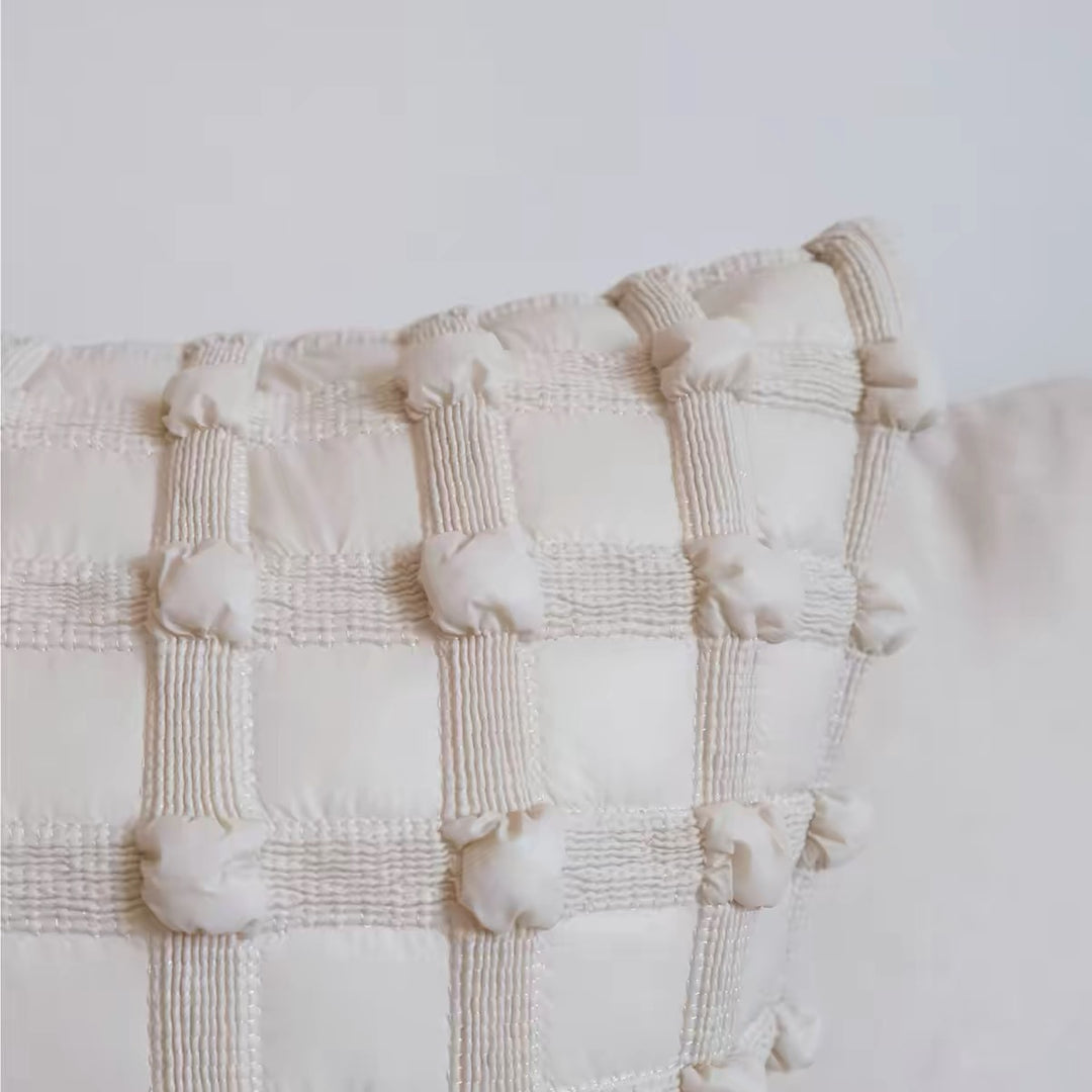 Textured Woven Decorative Throw Pillow