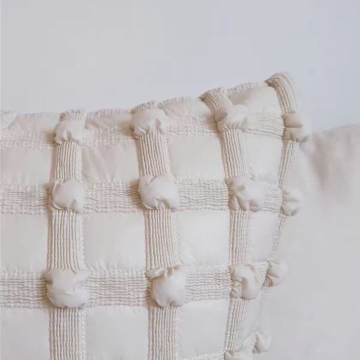 Textured Woven Decorative Throw Pillow