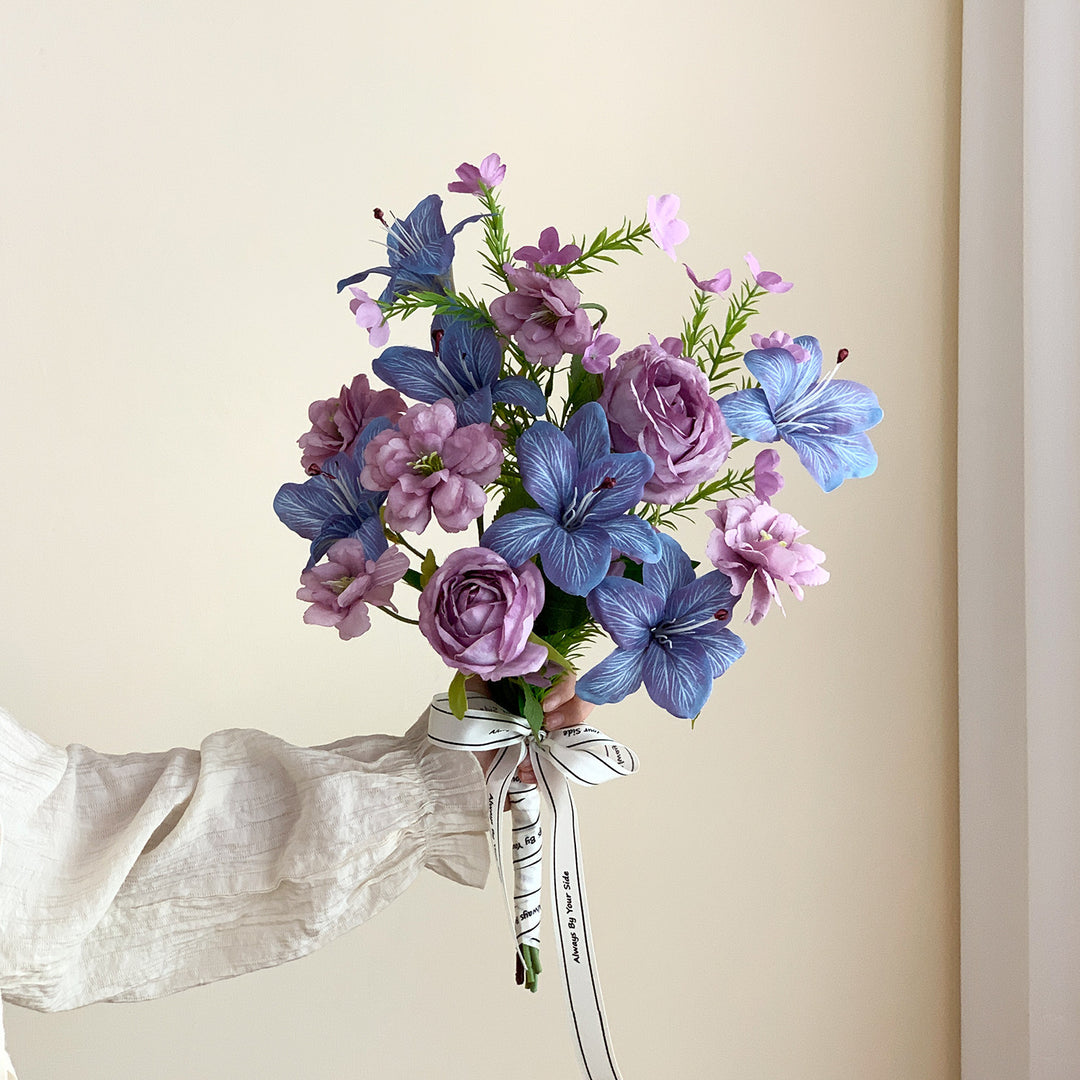 Lifelike Decorative Floral Bouquet Arrangement