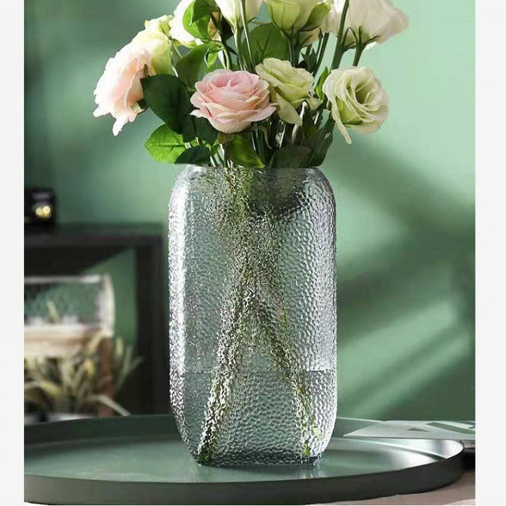 Decorative Glass Vase for Floral Display