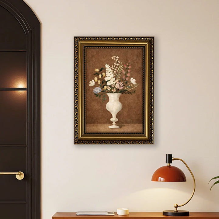 Elegant Framed Floral Art Print
