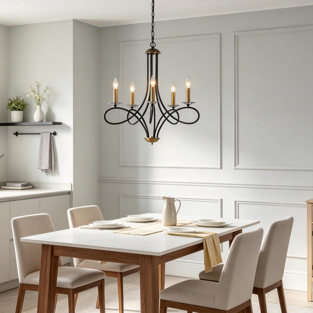 Modern elegant chandelier