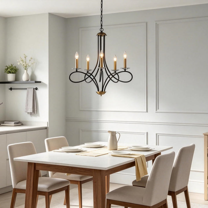 Modern elegant chandelier