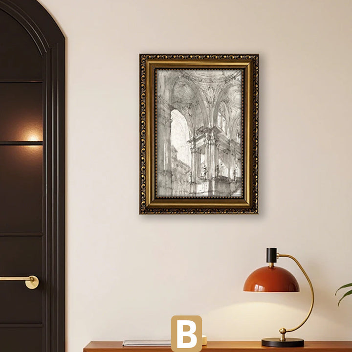 Classic Architectural Framed Wall Art
