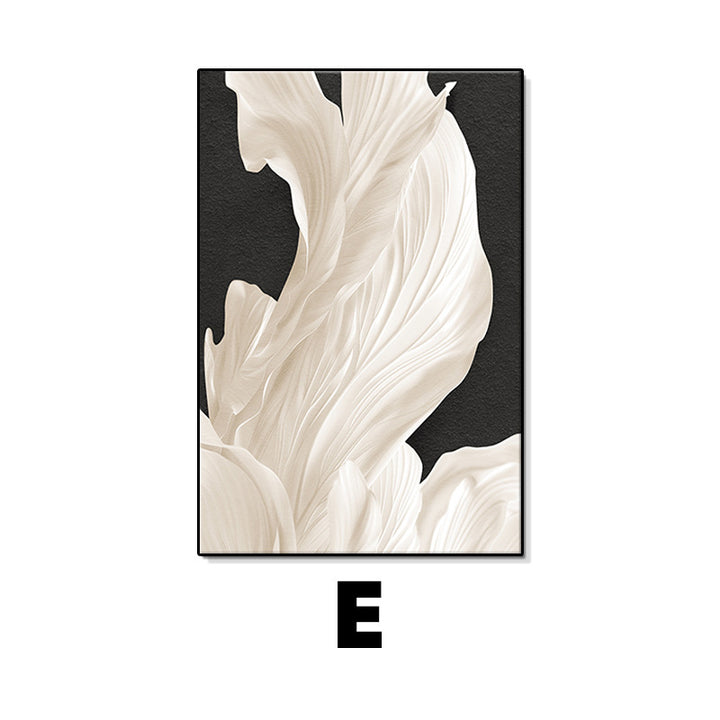 Elegant Floral Textured Wall Art