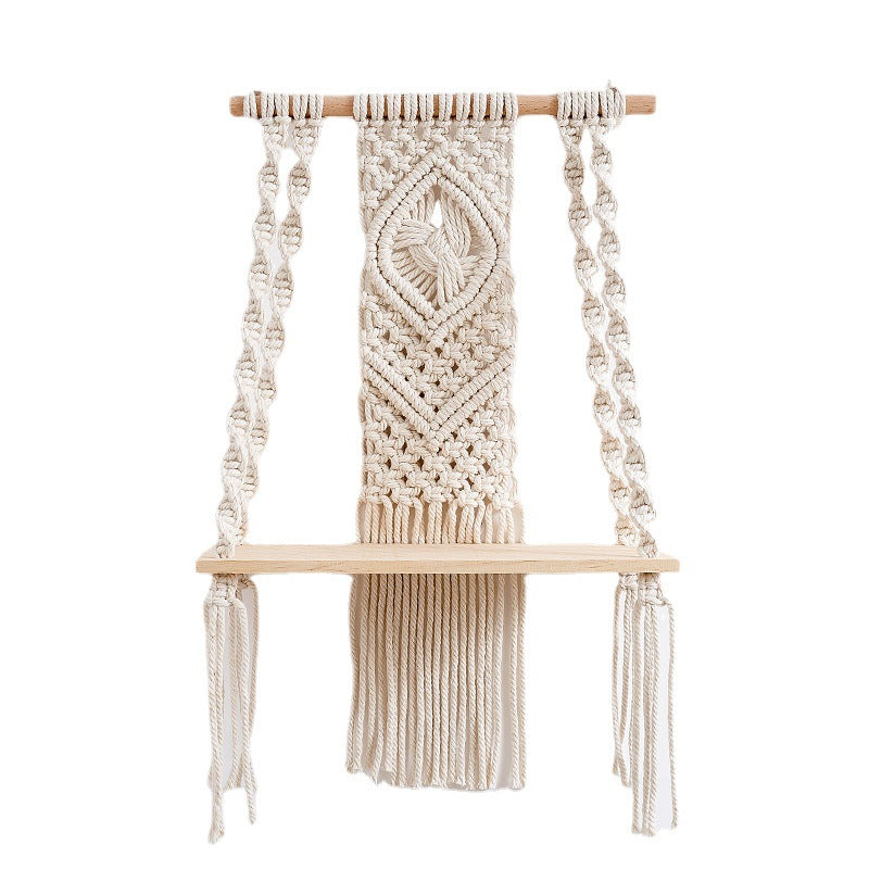 Decorative Macramé Swing Shelf
