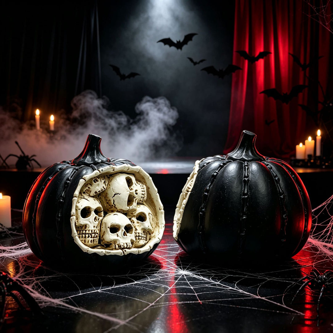 Creative Halloween decoration figure in pumpkin shape